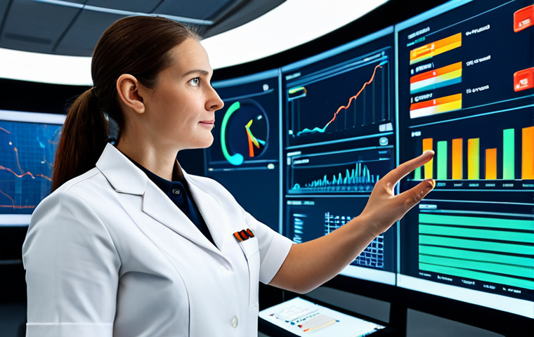 A highly skilled professional fire safety technician, gender-neutral, adult, dressed in a crisp, modern uniform and professional business attire, fully clothed, modest clothing, appropriate attire. They are standing confidently in a high-tech control room of a smart building. Large, futuristic display screens behind them show complex data visualizations, real-time sensor readings from IoT devices, and predictive analytics for fire risk. The technician is interacting with a holographic interface or a touch-screen console, demonstrating advanced AI and smart system integration for proactive risk management. The scene is clean, well-lit, and highly organized, emphasizing technological advancement in fire prevention. Professional photography, cinematic lighting, high detail, sharp focus, perfect anatomy, correct proportions, natural pose, well-formed hands, proper finger count, natural body proportions, safe for work, appropriate content, fully clothed, professional, family-friendly.