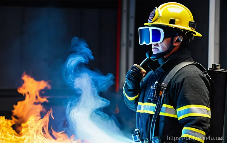 화재안전관리 직무에서의 문제 해결 프로세스 - **Prompt:** A high-tech control room in a modern office building, bathed in soft, futuristic blue an... 화재안전관리 직무에서의 문제 해결 프로세스 - **Prompt:** A high-tech control room in a modern office building, bathed in soft, futuristic blue an...