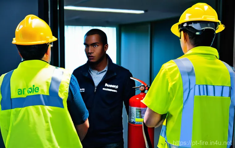 화재안전관리 실무와 관련된 최신 법령 요약 - **Prompt 1: Advanced Fire Safety Control Center**
"A sleek, futuristic fire safety control cente... 화재안전관리 실무와 관련된 최신 법령 요약 - **Prompt 1: Advanced Fire Safety Control Center**
"A sleek, futuristic fire safety control cente...