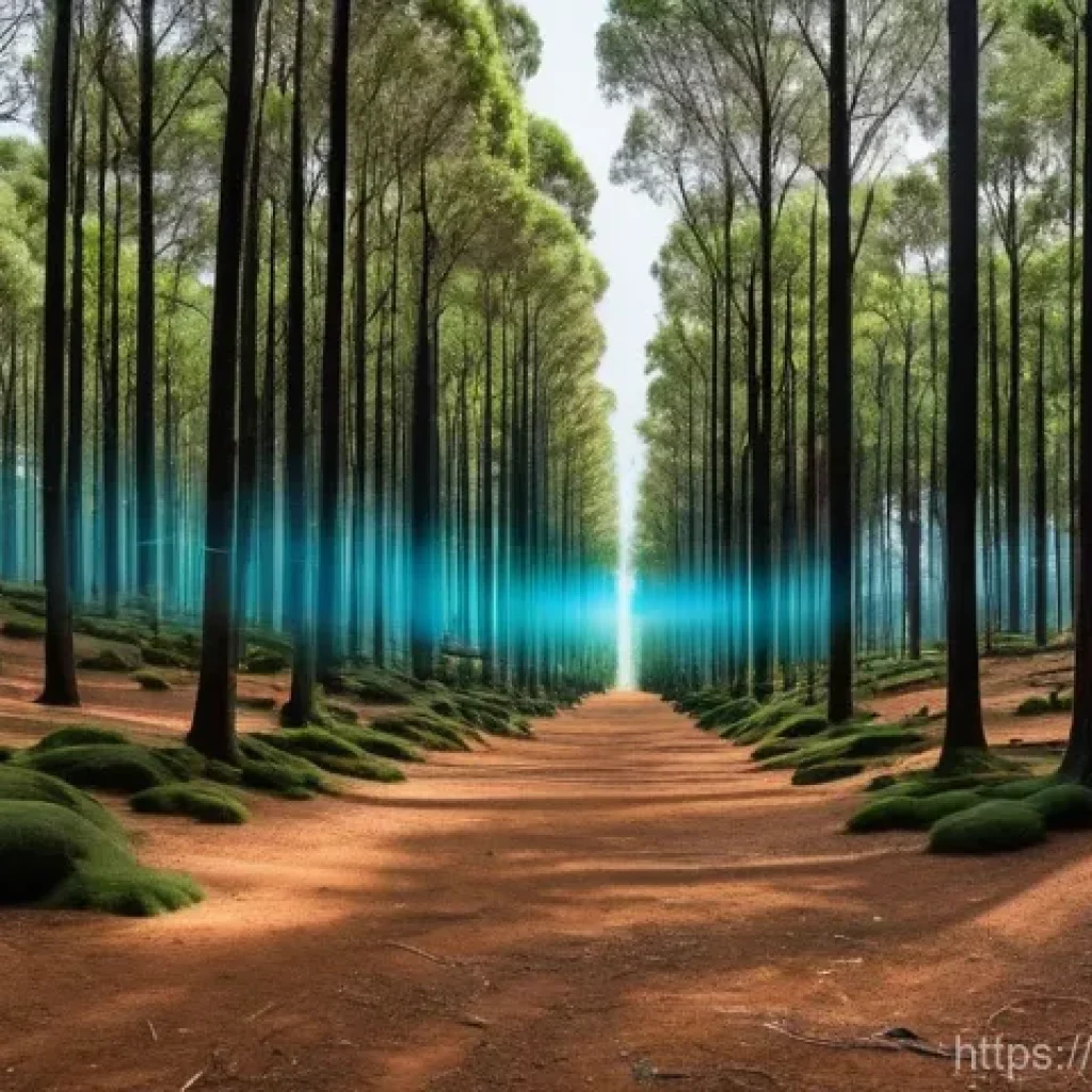 화재안전관리 실무에서 중요한 기술적 변화 - **Prompt:** A vibrant, sun-drenched panoramic view of a healthy Portuguese cork oak forest, symboliz...