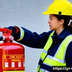 화재안전관리 관련 세미나 및 워크숍 정보 - **Prompt 1: Intensive Fire Safety Training Session**
"A diverse group of adults, including safet...