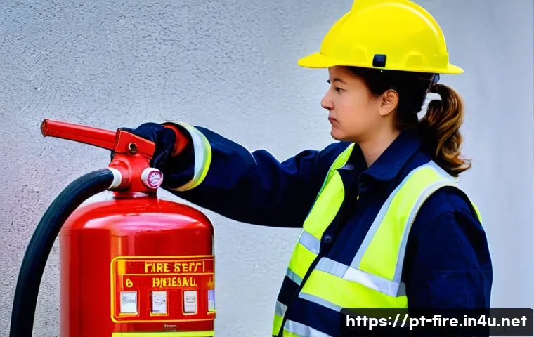 화재안전관리 관련 세미나 및 워크숍 정보 - **Prompt 1: Intensive Fire Safety Training Session**
"A diverse group of adults, including safet...
