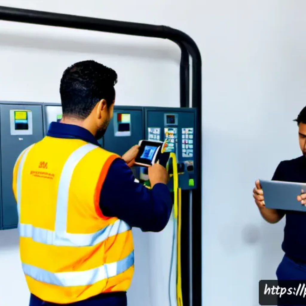 화재안전관리 실무에서의 문제 해결과 성공 사례 - Photorealistic fire safety management team in a modern São Paulo commercial building, Brazilian safe...